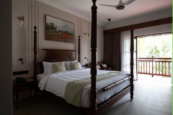 Family Cottage bedroom with private balcony
