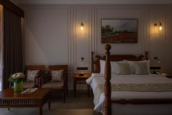 River Cottage suite with rustic charm and modern comforts